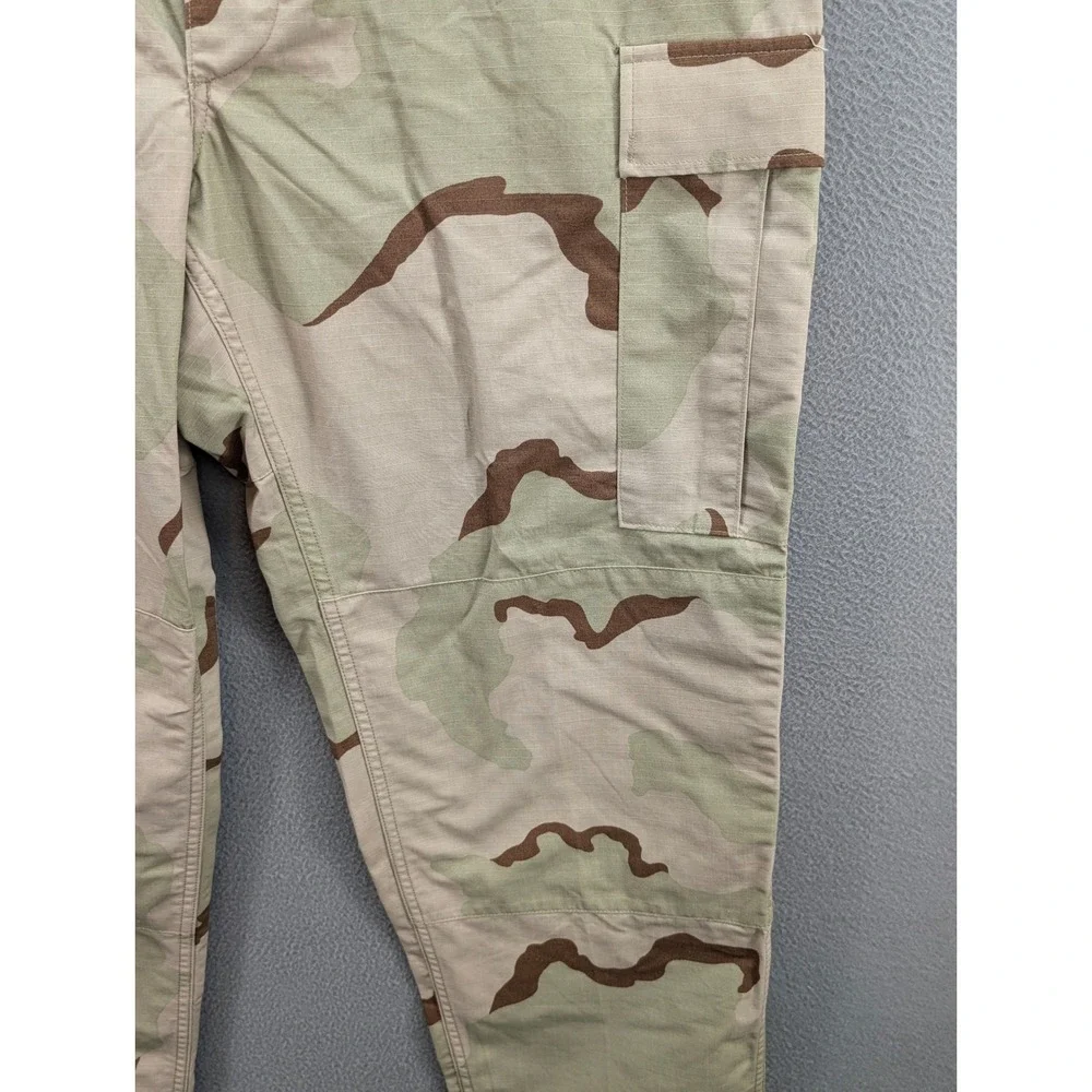 US Military Desert Camo Cargo Pants BDU Ripstop Size XL Long Adjustable Waist